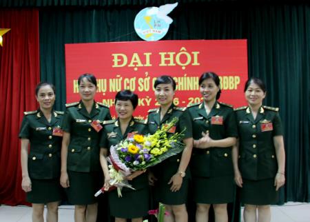 Đại hội Phụ nữ cơ sở Cục Chính trị BĐBP nhiệm kỳ 2016-2021