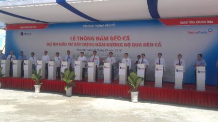 Thông hầm đèo Cả nối liền hai tỉnh Phú Yên, Khánh Hòa