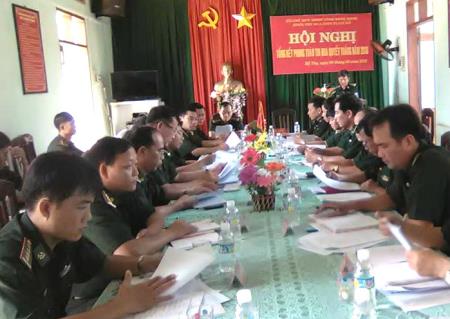 Tổng kết phong trào thi đua quyết thắng các đơn vị cơ sở BĐBP Bình Định năm 2016
