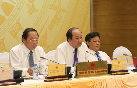 Bộ trưởng, Chủ nhiệm Văn phòng Chính phủ trả lời nhiều vấn đề báo chí quan tâm