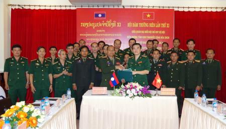 Hội đàm thường niên giữa Bộ Chỉ huy BĐBP Kon Tum và Bộ chỉ huy Quân sự Attapeu