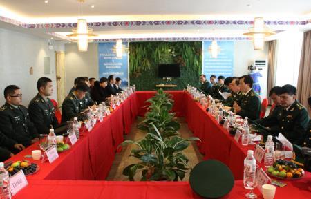 BĐBP Cao Bằng, Hà Giang giao ban định kỳ 6 tháng cuối năm với BĐBP địa khu Tịnh Tây