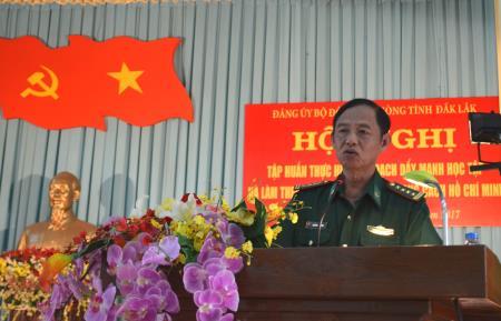 BĐBP Đắk Lắk đẩy mạnh học tập và làm theo tư tưởng, đạo đức, phong cách Hồ Chí Minh