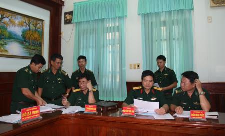 Kiểm tra công tác Đảng, công tác chính trị tại BĐBP An Giang