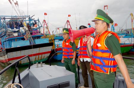 BĐBP Bình Định chủ động ứng phó bão số 5
