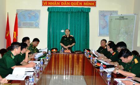 Bộ Tổng Tham mưu kiểm tra công tác SSCĐ của LLVT huyện Đắk Mil, tỉnh Đắk Nông