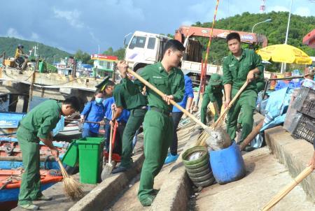 Chi đoàn Đồn BP cửa khẩu cảng An Thới triển khai nhiều hoạt động thiết thực