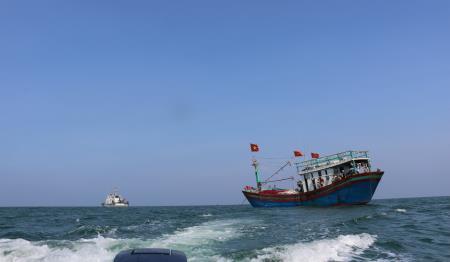 Cứu nạn thành công tàu cá bị nạn trên biển