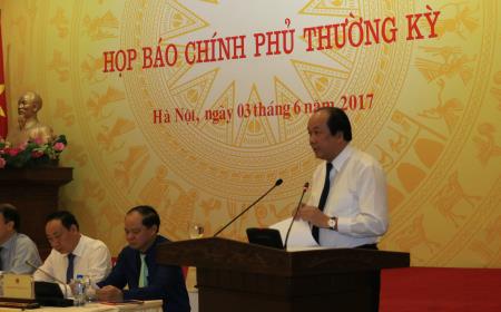 Họp báo Chính phủ thường kỳ tháng 5