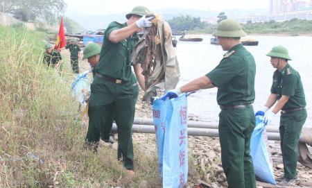 Các đơn vị BĐBP hưởng ứng Ngày Môi trường thế giới