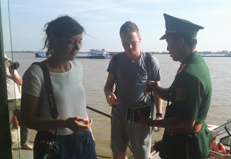 Đẩy mạnh phối hợp tuần tra, kiểm soát trên sông Tiền