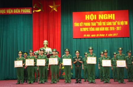 Phong trào "Tuổi trẻ sáng tạo" của Học viện Biên phòng đạt nhiều thành tích xuất sắc