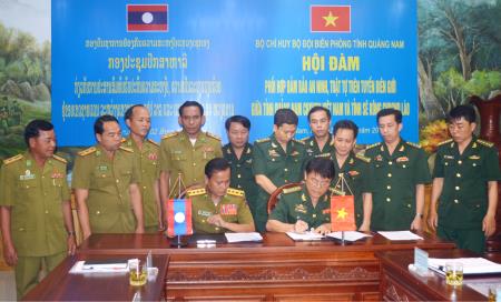 Phối hợp bảo vệ chủ quyền, an ninh trên tuyến biên giới Quảng Nam - Sê Kông