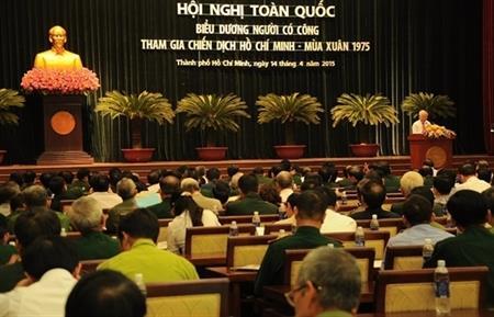 Tri ân người có công tham gia chiến dịch Hồ Chí Minh