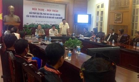 Bảo tồn, phát huy bản sắc văn hóa của 16 dân tộc thiểu số có số dân dưới 10.000 người