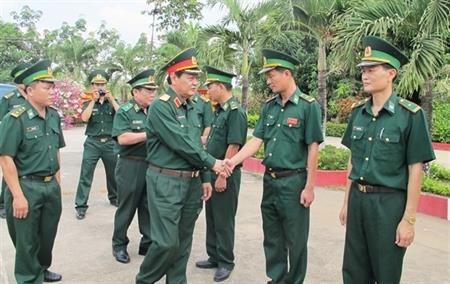 Thượng tướng Nguyễn Thành Cung thăm, kiểm tra tại BĐBP các tỉnh Tây Ninh, Bình Phước