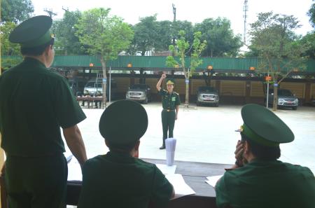 Nghệ An: Kiểm tra đồn trưởng đồn Biên phòng năm 2017