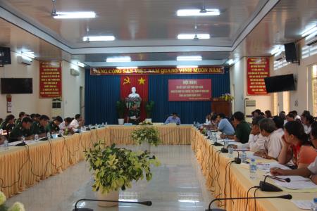 Đảng ủy BĐBP An Giang sơ kết quy chế phối hợp với huyện, thị, thành ủy biên giới
