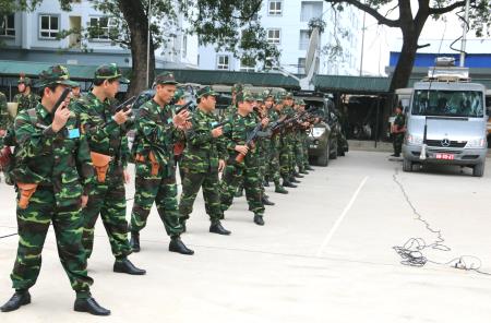 Lữ đoàn 21 BĐBP diễn tập chỉ huy-tham mưu 1 bên 2 cấp