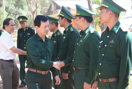 Lãnh đạo tỉnh Gia Lai thăm, chúc Tết các đồn Biên phòng
