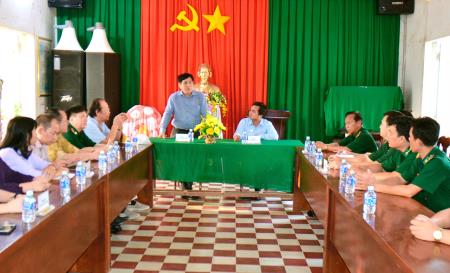 Ban Tuyên giáo Trung ương khảo sát, nắm tình hình biên giới tại tỉnh Long An