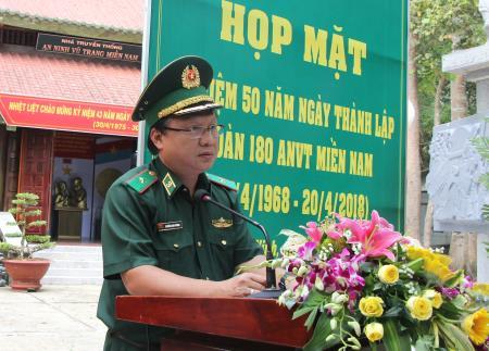 Họp mặt kỷ niệm 50 năm Ngày Thành lập Đoàn 180 An ninh vũ trang miền Nam
