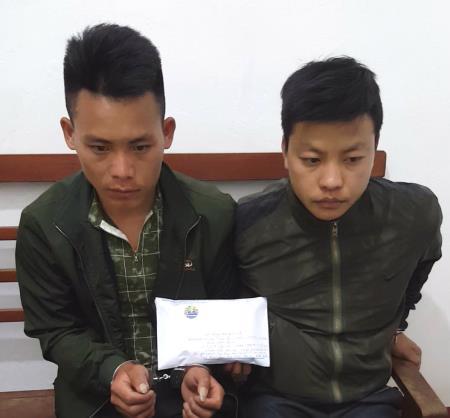 Đồn Biên phòng cửa khẩu quốc tế Tây Trang bắt hai đối tượng vận chuyển ma túy