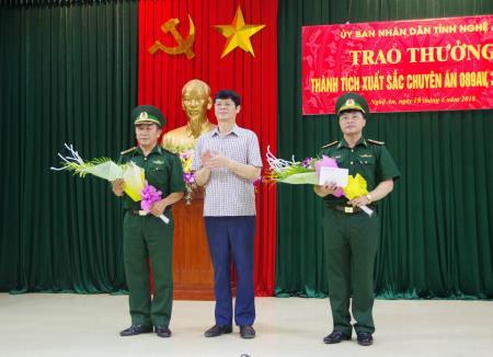 BĐBP Nghệ An được khen thưởng về thành tích đấu tranh các chuyên án ma túy