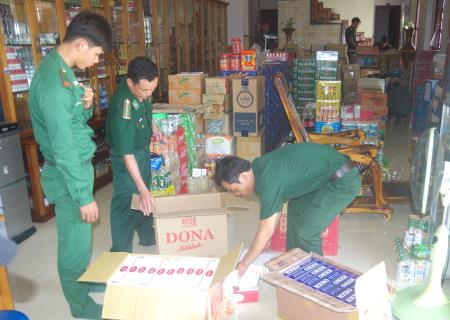 BĐBP Bình Thuận thu giữ hơn 3.000 bao thuốc lá ngoại nhập lậu