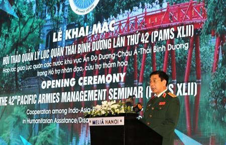 Khai mạc Hội thảo Quản lý Lục quân Thái Bình Dương lần thứ 42