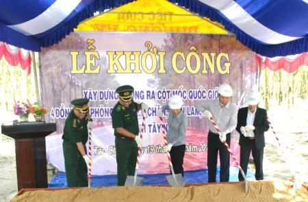 Khởi công xây dựng đường tuần tra biên giới tại Tây Ninh