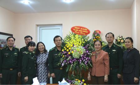 Bộ Tư lệnh BĐBP chúc mừng Hội Liên hiệp Phụ nữ Việt Nam nhân ngày Truyền thống