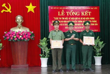 Bạc Liêu: Tổng kết cuộc thi “Tìm hiểu về Biên giới và BĐBP”