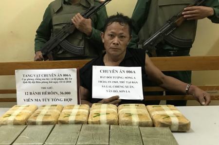 Triệt phá đường dây vận chuyển ma túy “khủng” từ biên giới vào Việt Nam tiêu thụ