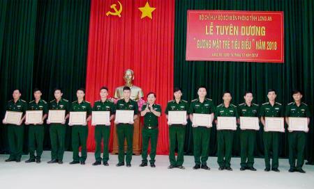 BĐBP Long An tuyên dương "Gương mặt trẻ tiêu biểu" năm 2018