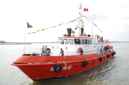 BĐBP Kiên Giang ra mắt tàu tuần tra kết hợp tìm kiếm cứu nạn hàng hải