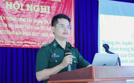 Tuyên truyền kiến thức về biển, đảo cho cán bộ, nhân dân khu vực biên giới biển Sóc Trăng