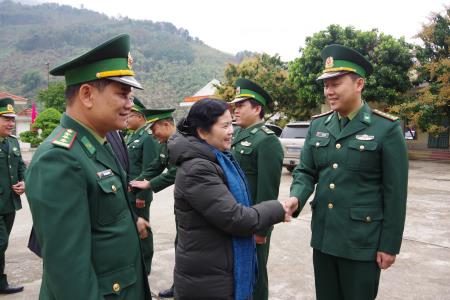 Bí thư Tỉnh ủy Lai Châu kiểm tra tình hình triển khai thực hiện nhiệm vụ tại Đồn Biên phòng cửa khẩu Ma Lù Thàng
