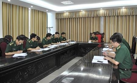 Kiểm tra công tác đảm bảo phục vụ Đại hội đại biểu Đảng bộ BĐBP lần thứ XIV
