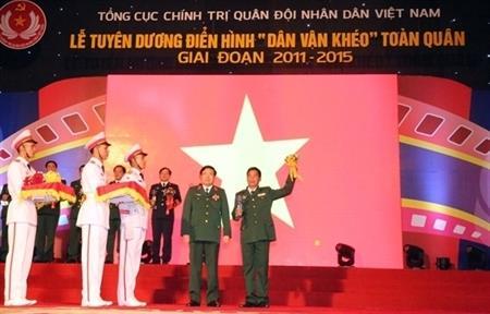 Tuyên dương 102 điển hình "Dân vận khéo" toàn quân giai đoạn 2011-2015