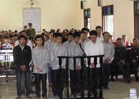 Xét xử vụ gây rối trật tự công cộng và chống người thi hành công vụ tại Khu kinh tế Vũng Áng