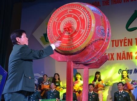 Khai mạc Liên hoan đội tuyên truyền văn hóa biên giới, bờ biển khu vực miền Trung-Tây Nguyên