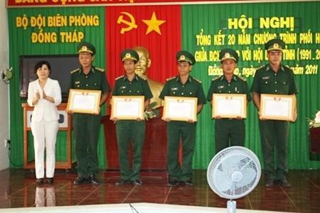 Tổng kết 20 năm thực hiện chương trình phối hợp giữa BCH – BĐBP với hội LHPN tỉnh Đồng Tháp (1991 – 2011)