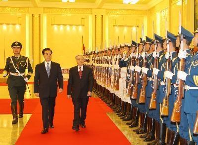 Tổng Bí thư Nguyễn Phú Trọng và Đoàn đại biểu cấp cao Việt Nam thăm chính thức Trung Quốc