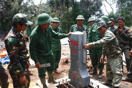 Quảng Nam: Hoàn thành công tác cắm mốc biên giới trên thực địa