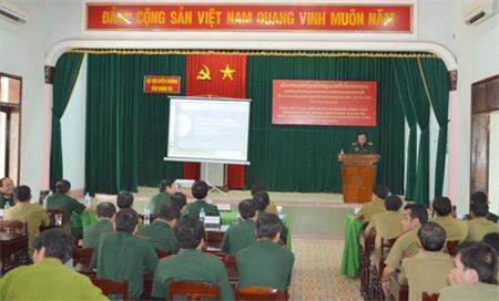 BĐBP Quảng Trị và Ty An ninh Sa la van trao đổi kinh nghiệm phòng chống tội phạm ma túy