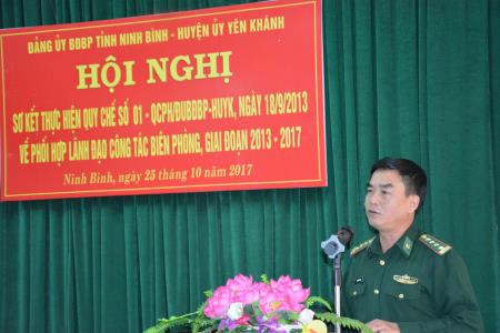 Đảng ủy BĐBP Ninh Bình-Huyện ủy Yên Khánh: Đẩy mạnh phối hợp lãnh đạo công tác biên phòng
