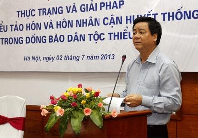 Hội thảo về Thực trạng và giải pháp giảm thiểu tảo hôn và hôn nhân cận huyết thống trong đồng bào dân tộc thiểu số