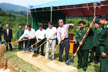 Khởi công xây dựng trạm xá quân dân y kết hợp