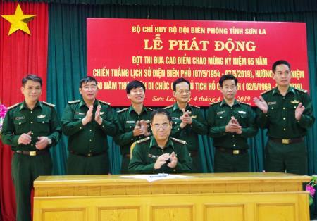 BĐBP Sơn La phát động thi đua cao điểm chào mừng kỷ niệm 65 năm Chiến thắng lịch sử Điện Biên Phủ